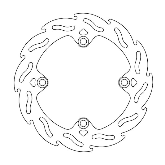Moto-Master Flame Bremseplate bak Sherco: Factory 4.4mm