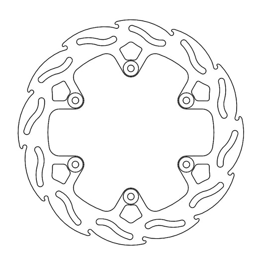 Moto-Master Flame Bremseplate bak GasGas: Factory 4.4mm