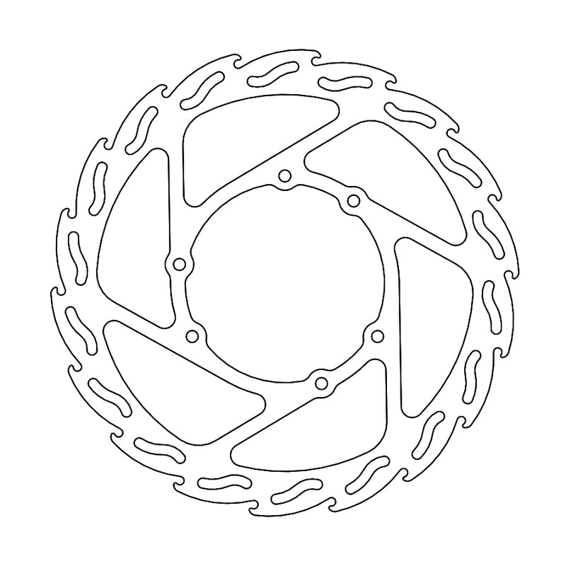 Moto-Master Flame Bremseplate foran Honda: CRF250L ABS/ikke-ABS