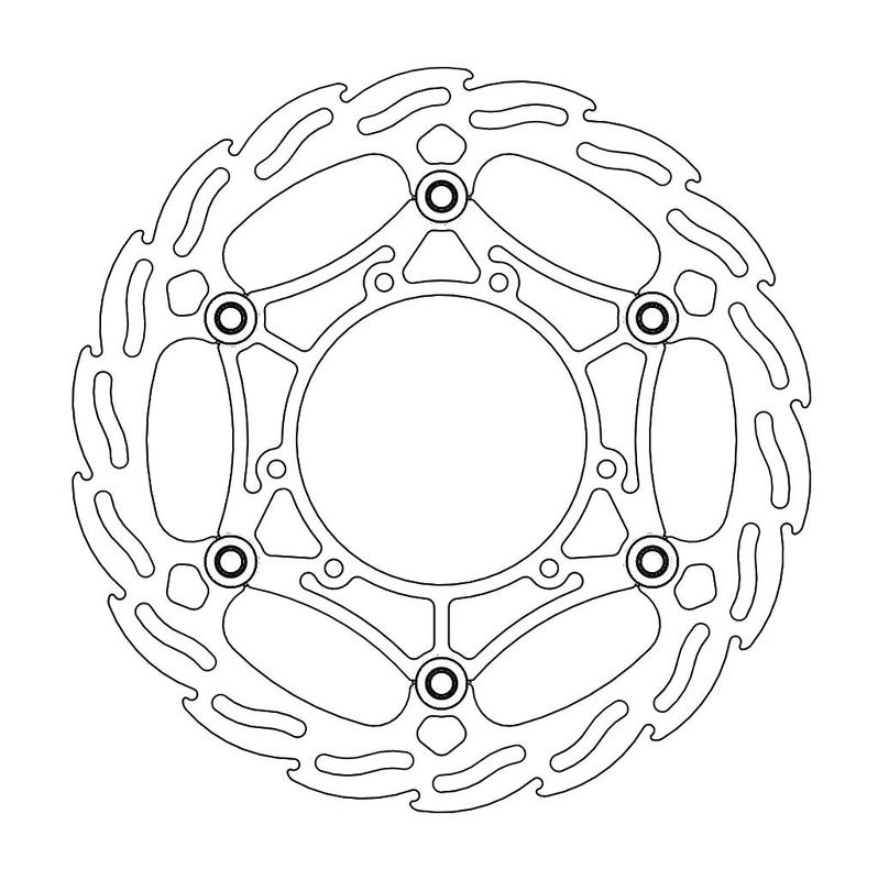Moto-Master Flame Bremseplate foran Honda 260mm Floating