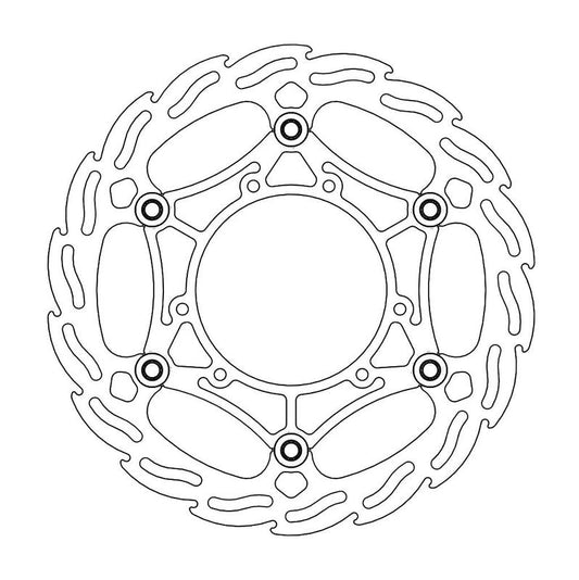 Moto-Master Flame Bremseplate foran Honda 260mm Floating