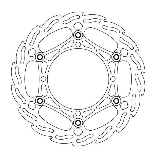 Moto-Master Flame Bremseplate foran Suzuki 260mm Floating