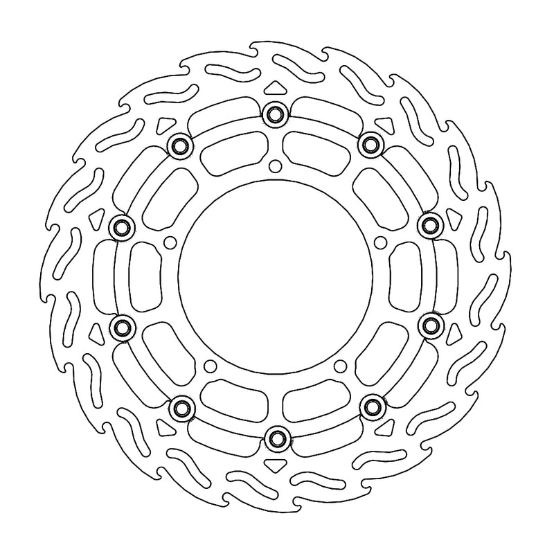 Moto-Master Flame Bremseplate høyre foran Yamaha: YZF R1