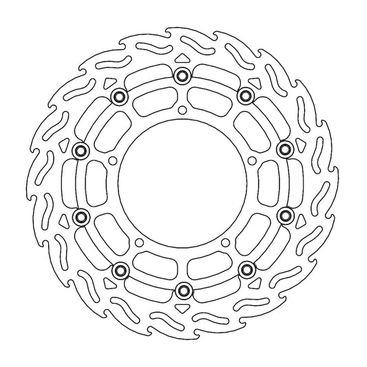 Moto-Master Flame Bremseplate høyre foran Yamaha: YZF R1