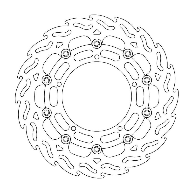 Moto-Master Flame Bremseplate høyre foran Yamaha: YZF R6