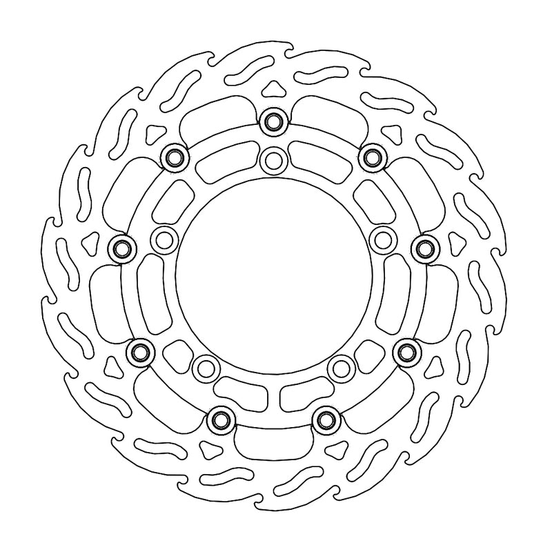 Moto-Master Flame Bremseskive foran venstre Suzuki: GSF 650, SV 650 ABS