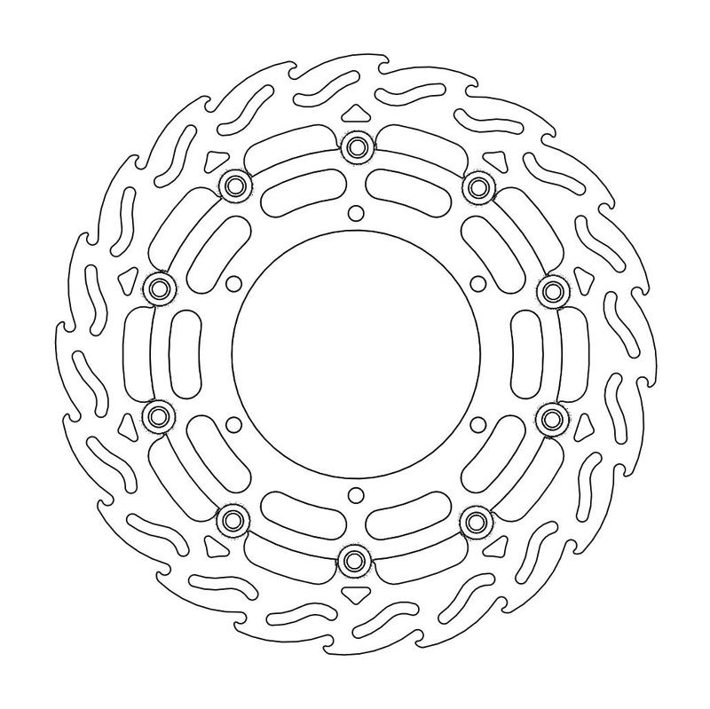 Moto-Master Flame Bremseskive foran venstre Yamaha: YZF R7, FJR 1300, MT-01