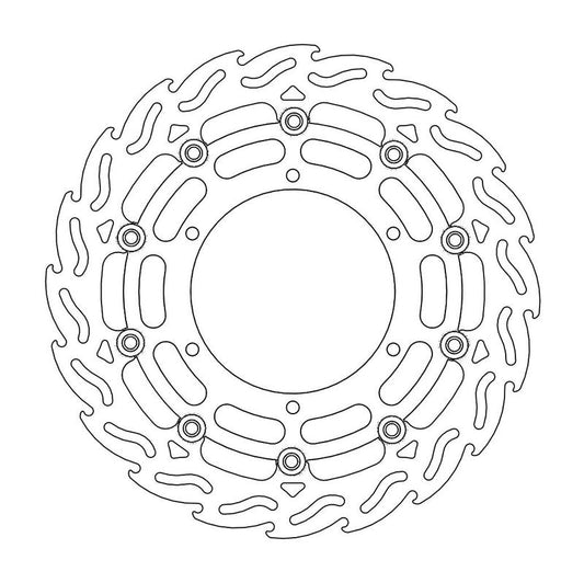 Moto-Master Flame Bremseskive foran venstre Yamaha: YZF R7, FJR 1300, MT-01