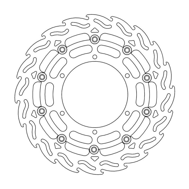 Moto-Master Flame Bremseskive foran høyre Yamaha: YZF R7, FJR 1300, MT-01
