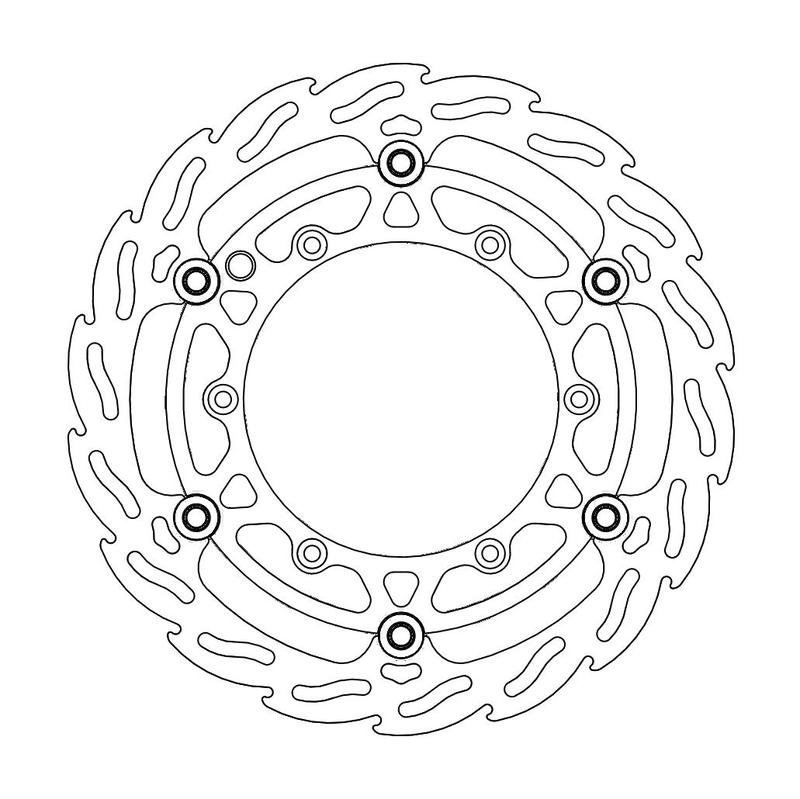 Moto-Master Flame Oversize Bremseplate foran 270  KTM/Husaberg