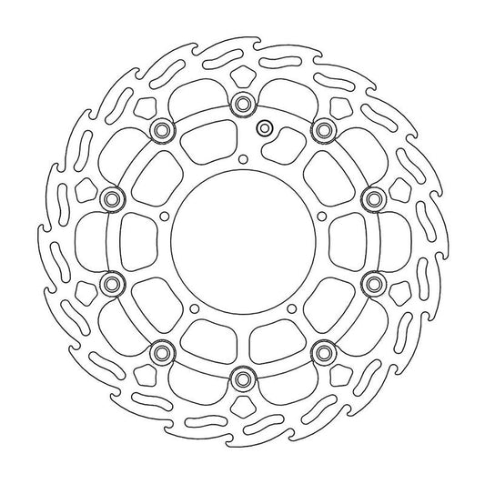 Moto-Master Flame Bremseplate foran BMW Dakar