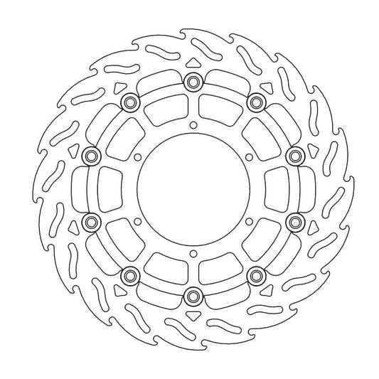 Moto-Master Flame Bremsskive foran høyre BMW: G650GS, F800GS