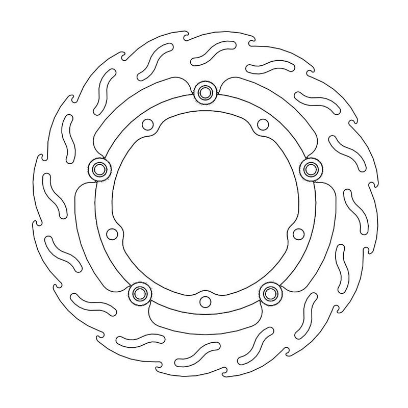 Moto-Master Flame Bremsskive foran venstre Yamaha: Tmax / Majesty 400