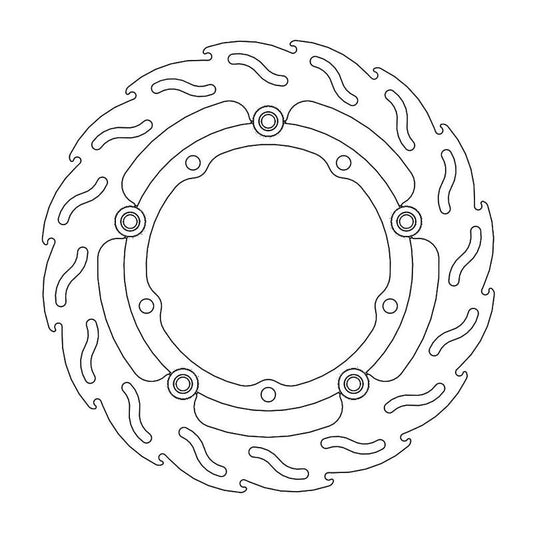 Moto-Master Flame Bremsskive foran høyre Yamaha: Tmax / Majesty 400 / X-Max 125 &