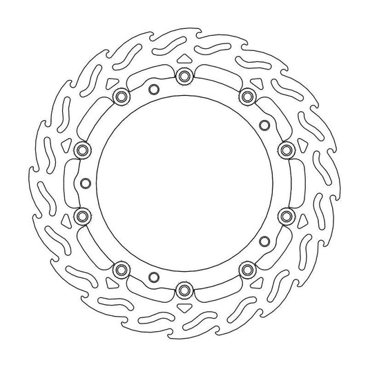 Moto-Master Flame Bremsskive foran venstre BMW: F800S/ST, R850R/RT, R900RT, R1100S