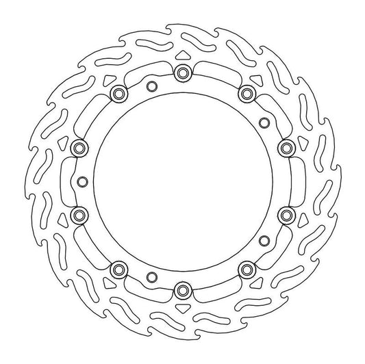 Moto-Master Flame Bremseplate foran høyre BMW: F800S/ST, R850R/RT, R900RT, R1100S,