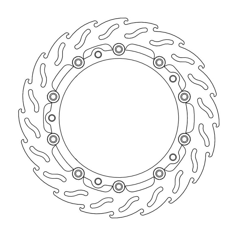 Moto-Master Flame Bremseplate foran venstre BMW: R850GS/C/R/RT, R1100GS/R/RT/S, R1150