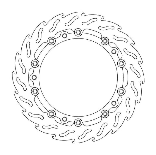 Moto-Master Flame Bremseplate foran venstre BMW: R850GS/C/R/RT, R1100GS/R/RT/S, R1150