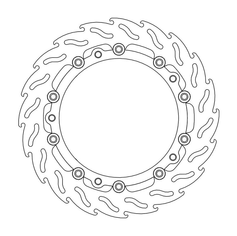 Moto-Master Flame Bremseplate foran høyre BMW: R850GS/C/R/RT, R1100GS/R/RT/S, R115