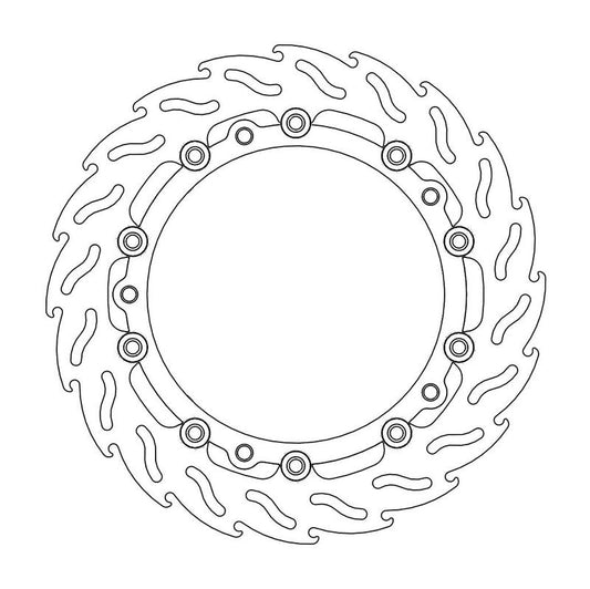 Moto-Master Flame Bremseplate foran høyre BMW: R850GS/C/R/RT, R1100GS/R/RT/S, R115