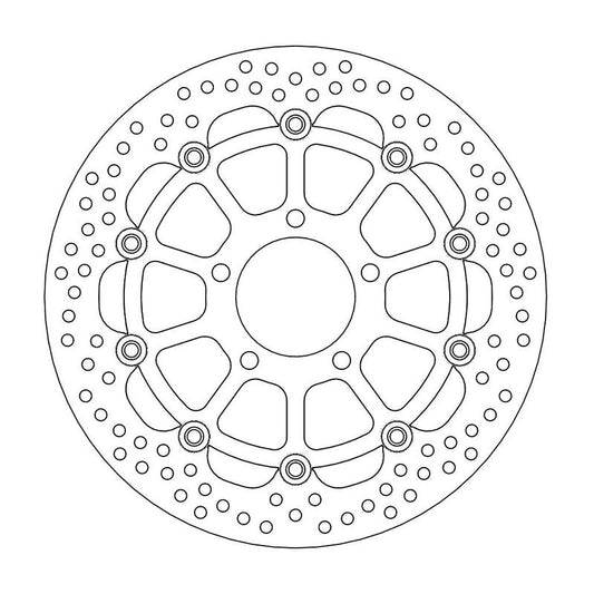 Moto-Master Halo Bremseplate foran Suzuki: GSX 600-750, SV 650