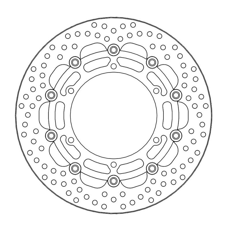 Moto-Master Halo Bremseplate foran Yamaha: YZF R1/R6, XJ600, XT660R, TDM900, FZS10
