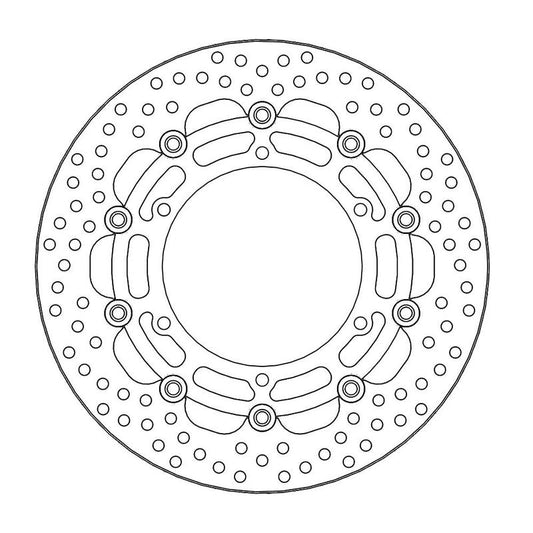 Moto-Master Halo Bremseplate foran Yamaha: YZF R1/R6, XJ600, XT660R, TDM900, FZS10