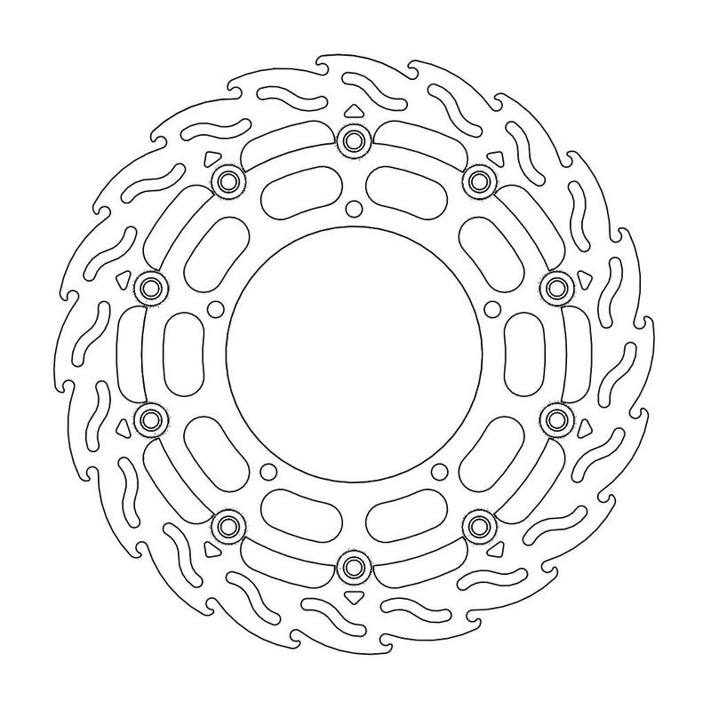 Moto-Master Flame Bremseplate foran høyre Yamaha: YZF R1 TC