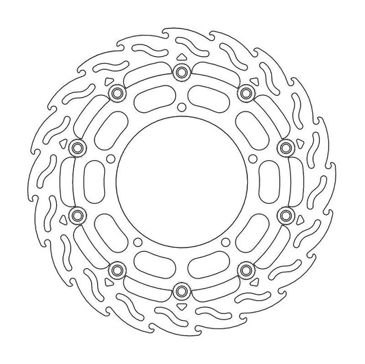 Moto-Master Flame Bremseplate foran høyre Yamaha: YZF R1 TC