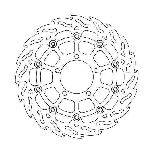 Moto-Master Flame bremseskive foran høyre Triumph: Tiger 800, Explorer