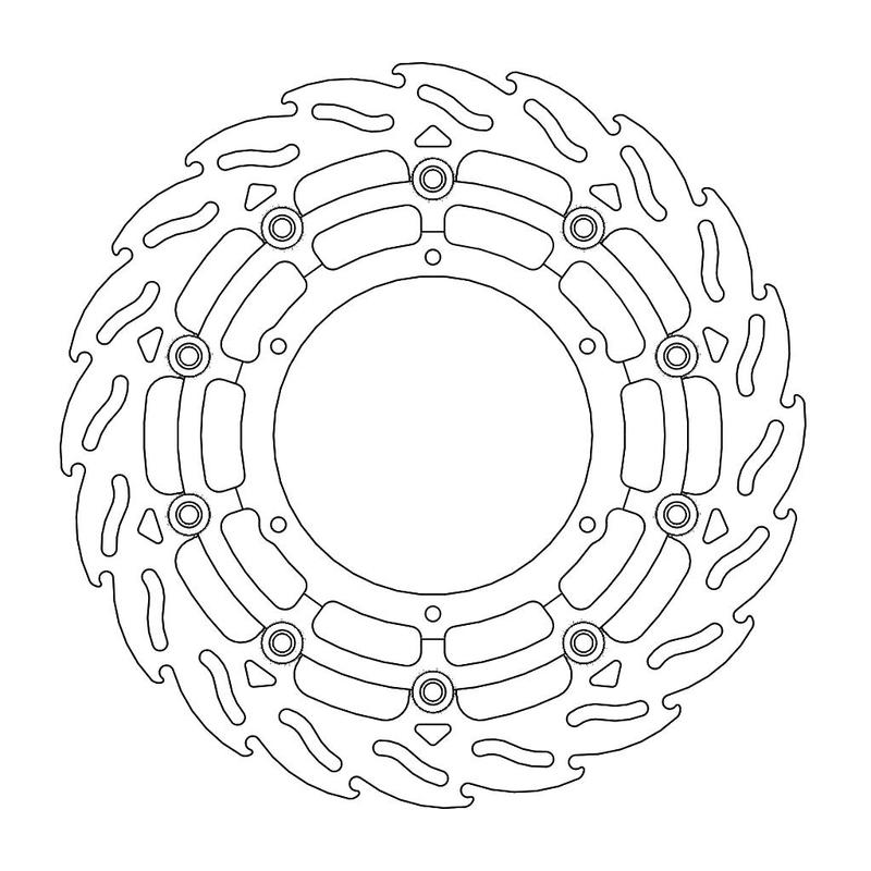 Moto-Master Flame Bremseplate høyre foran KTM: 1190 Adventure
