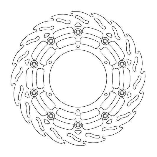 Moto-Master Flame Bremseplate høyre foran KTM: 1190 Adventure
