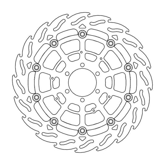 Moto-Master Flame Brakedisc front left BMW: HP4