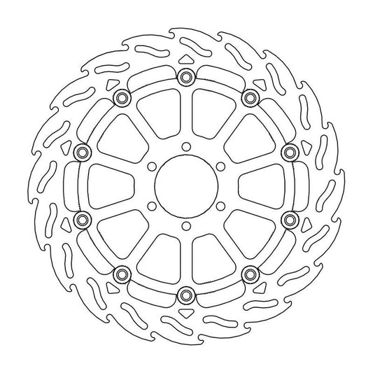 Moto-Master Flame Brakedisc front right BMW: HP4