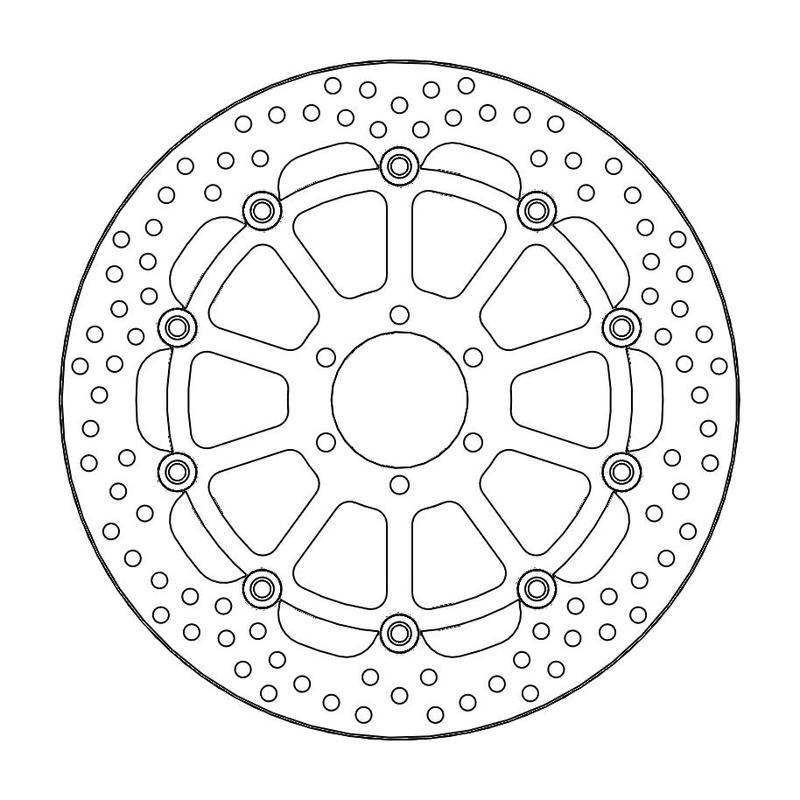 Moto-Master Halo Brakedisc front right BMW: HP4