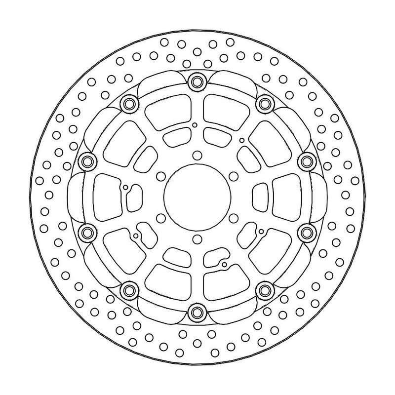 Moto-Master Racing Halo Brakedisc front left BMW: HP4