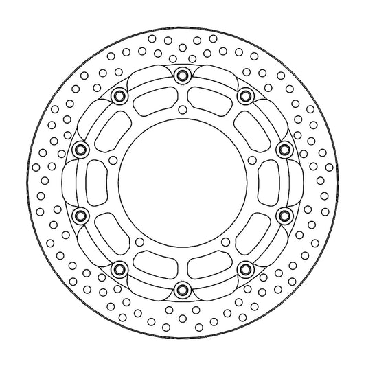 Moto-Master Racing Halo Bremseplate foran 5,5mm Yamaha: YZF R1