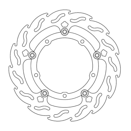 Moto-Master Flame Bremseplate foran venstre Yamaha: MT-07