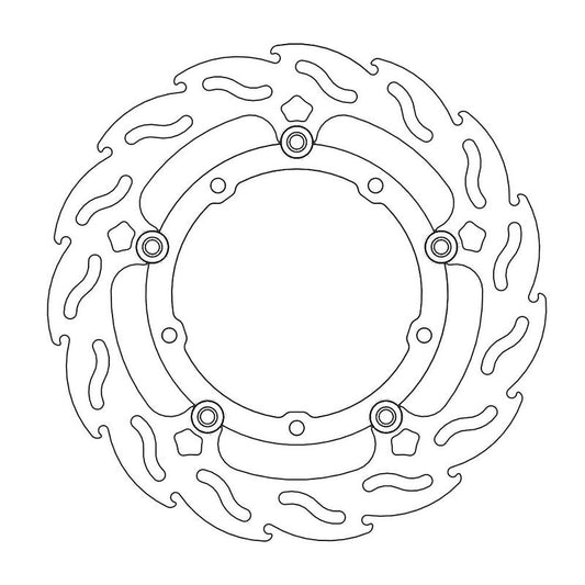 Moto-Master Flame Bremseplate foran høyre Yamaha: MT-07