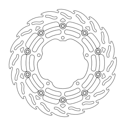 Moto-Master Flame Bremseplate høyre foran Yamaha: YZF R1 2015->