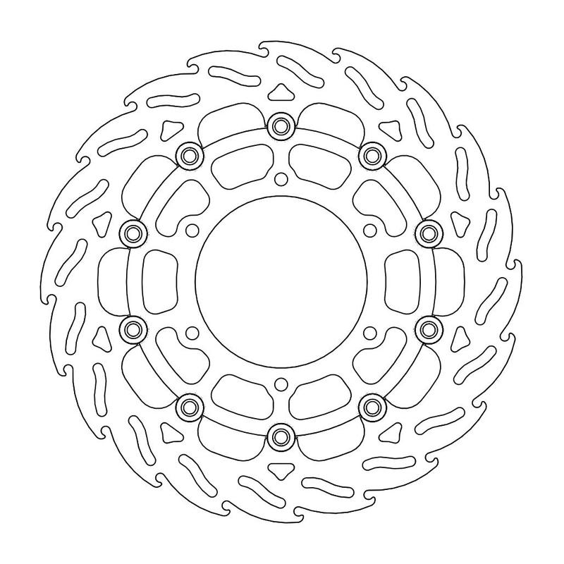 Moto-Master Flame Bremseplate høyre foran Suzuki: GSX-S1000(F)