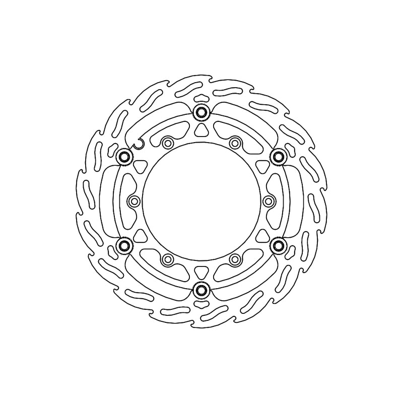 Moto-Master Flame Bremseplate foran OS Ø270 Beta