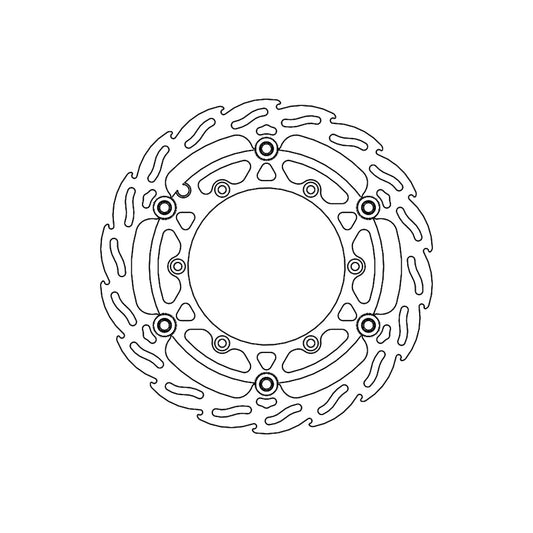 Moto-Master Flame Bremseplate foran OS Ø270 Beta