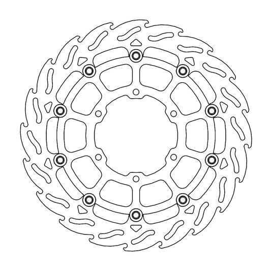 Moto-Master Flame Bremseskive foran venstre Suzuki: GSX-R1000/R 2017-->