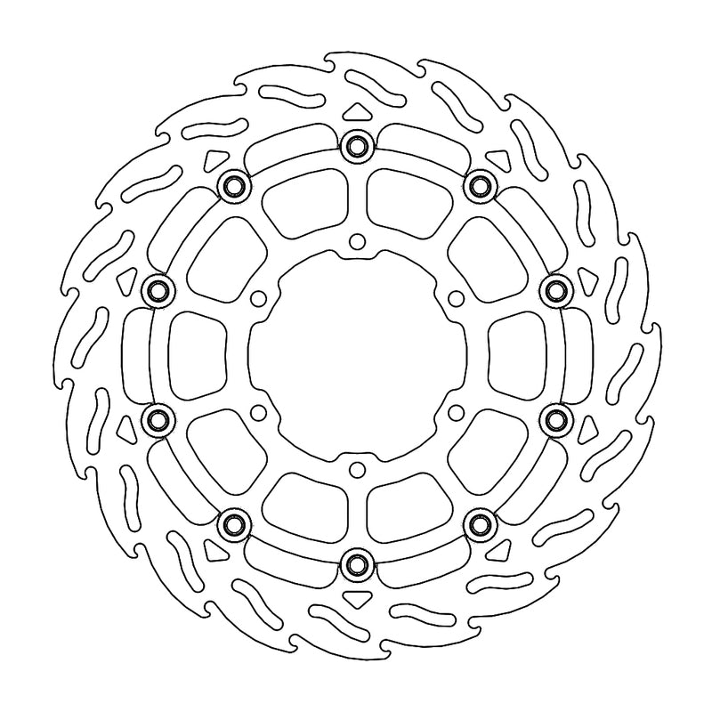 Moto-Master Flame Bremseskive foran høyre Suzuki: GSX-R1000/R 2017-->