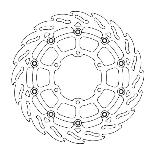 Moto-Master Flame Bremseskive foran høyre Suzuki: GSX-R1000/R 2017-->