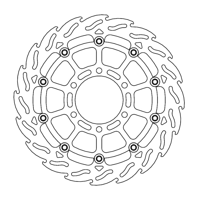 Moto-Master Flame bremseskive foran venstre KTM: 390 Duke, RC 390 2017>