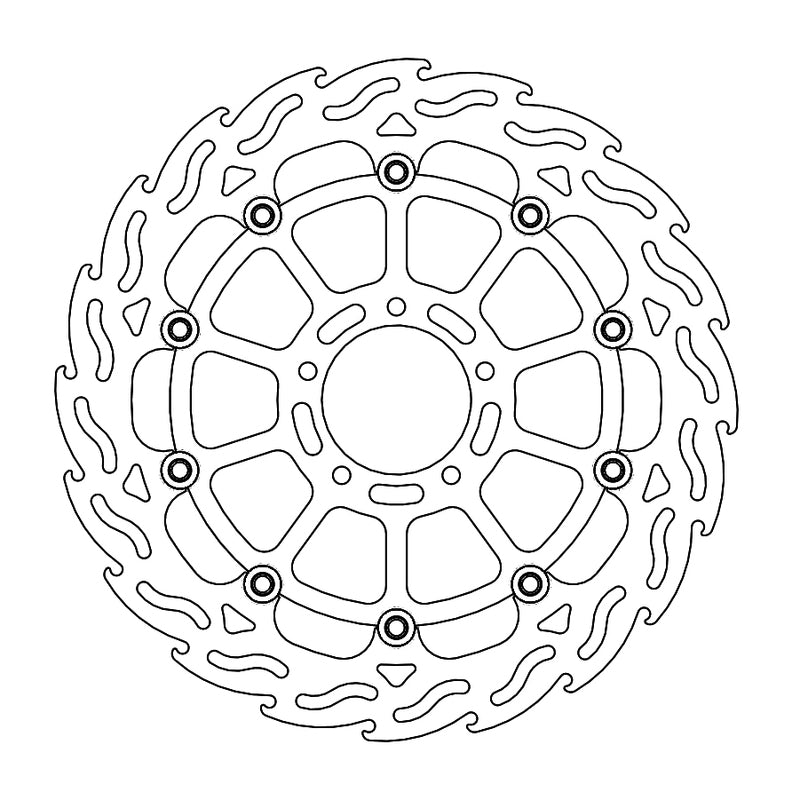 Moto-Master Flame bremseskive foran venstre Ducati: Scrambler 800