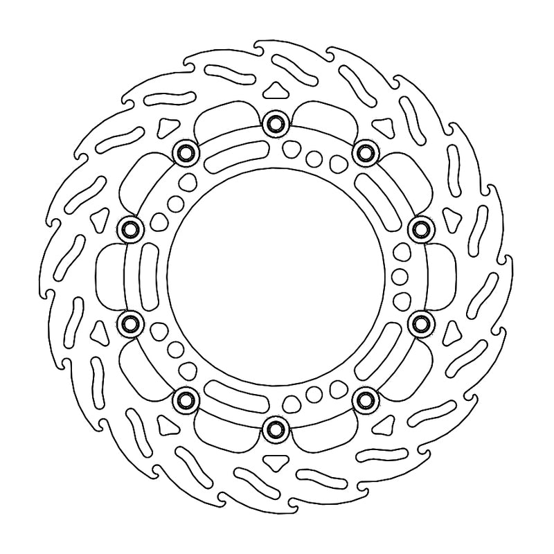 Moto-Master Flame bremseskive foran venstre Kawasaki: Ninja 400