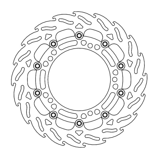 Moto-Master Flame bremseskive foran venstre Kawasaki: Ninja 400